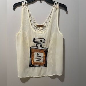 The Classic perfume bottle tank top
